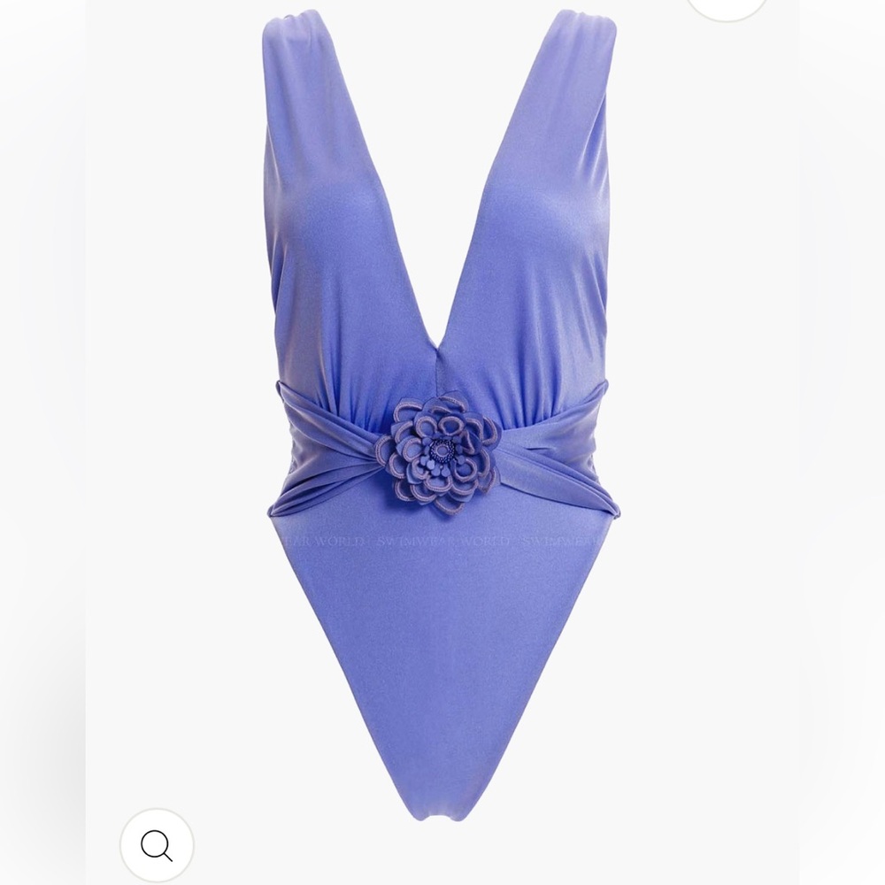 Agua Bendita Lavender One Piece Swimsuit - Picture 4 of 7